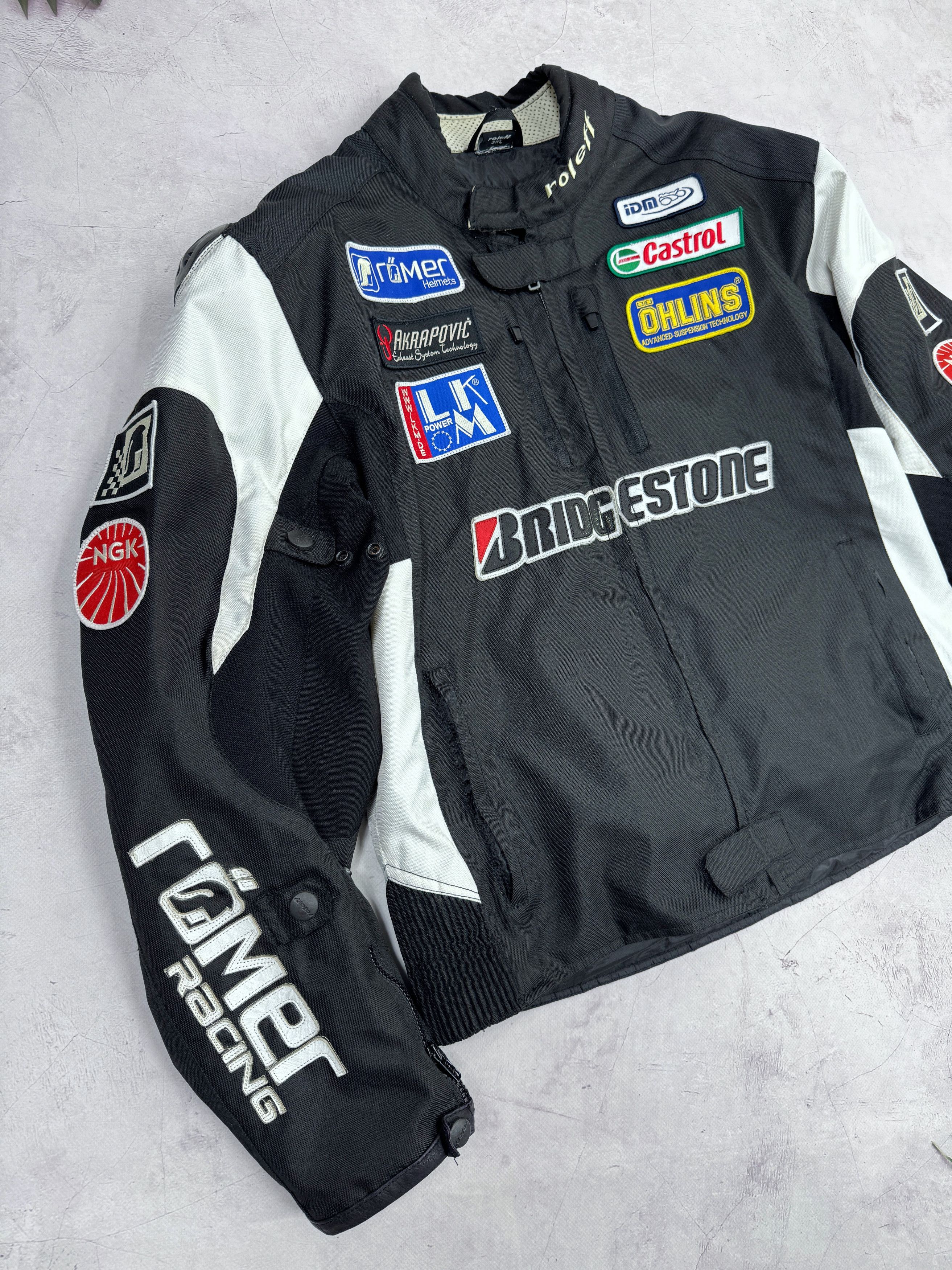 Other Roleff Moto Racing Jacket Bridgestone Castrol Romer Helmets Size US XXL / EU 58 / 5 - 8 Thumbnail