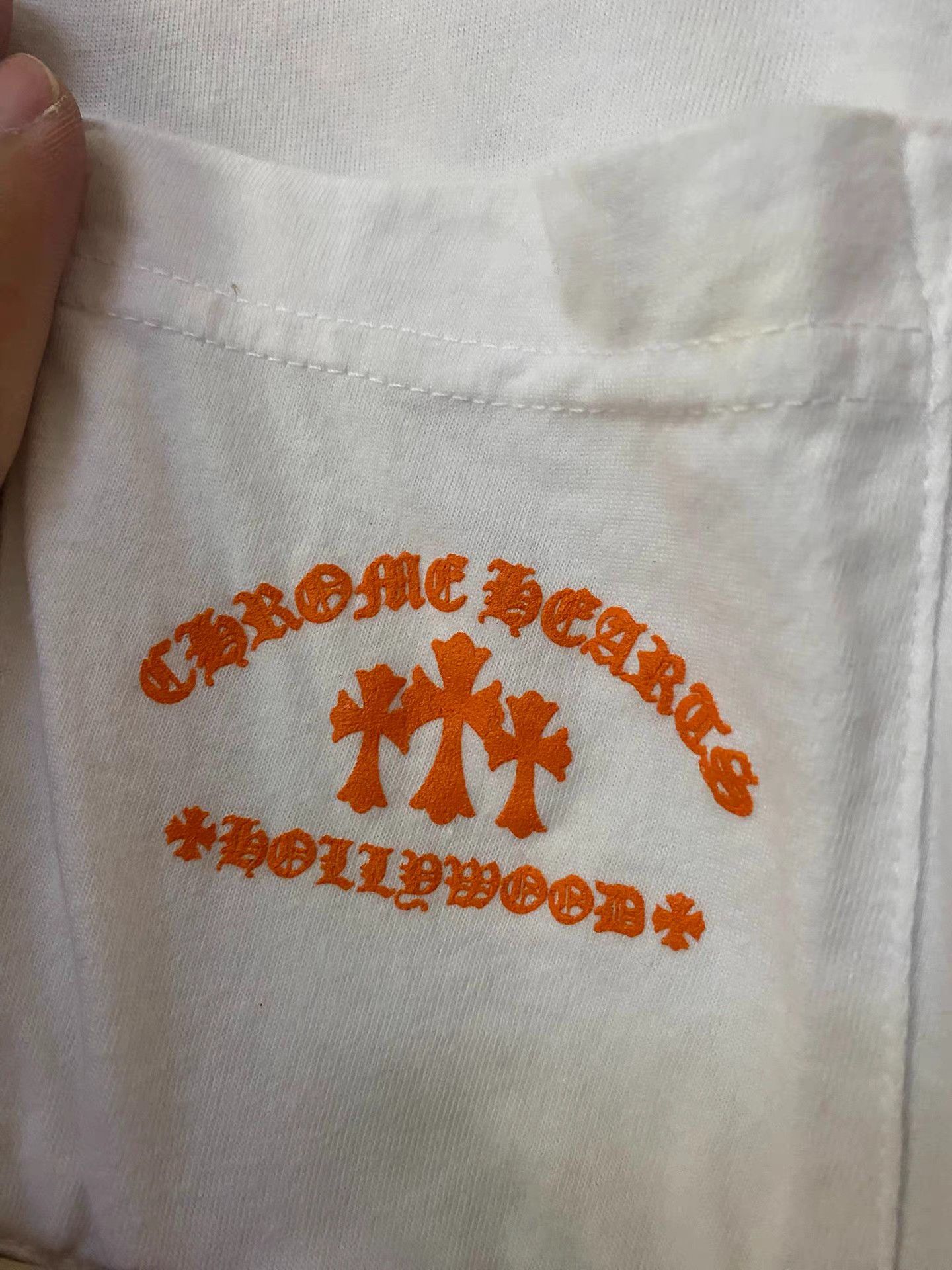 Chrome Hearts Chrome Hearts Orange Thirty Cross Tee Size US M / EU 48-50 / 2 - 5 Thumbnail