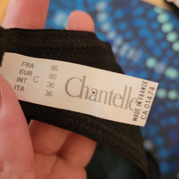 Other Chantelle Black Lace Floral Bra - 36c Size ONE SIZE - 5 Thumbnail
