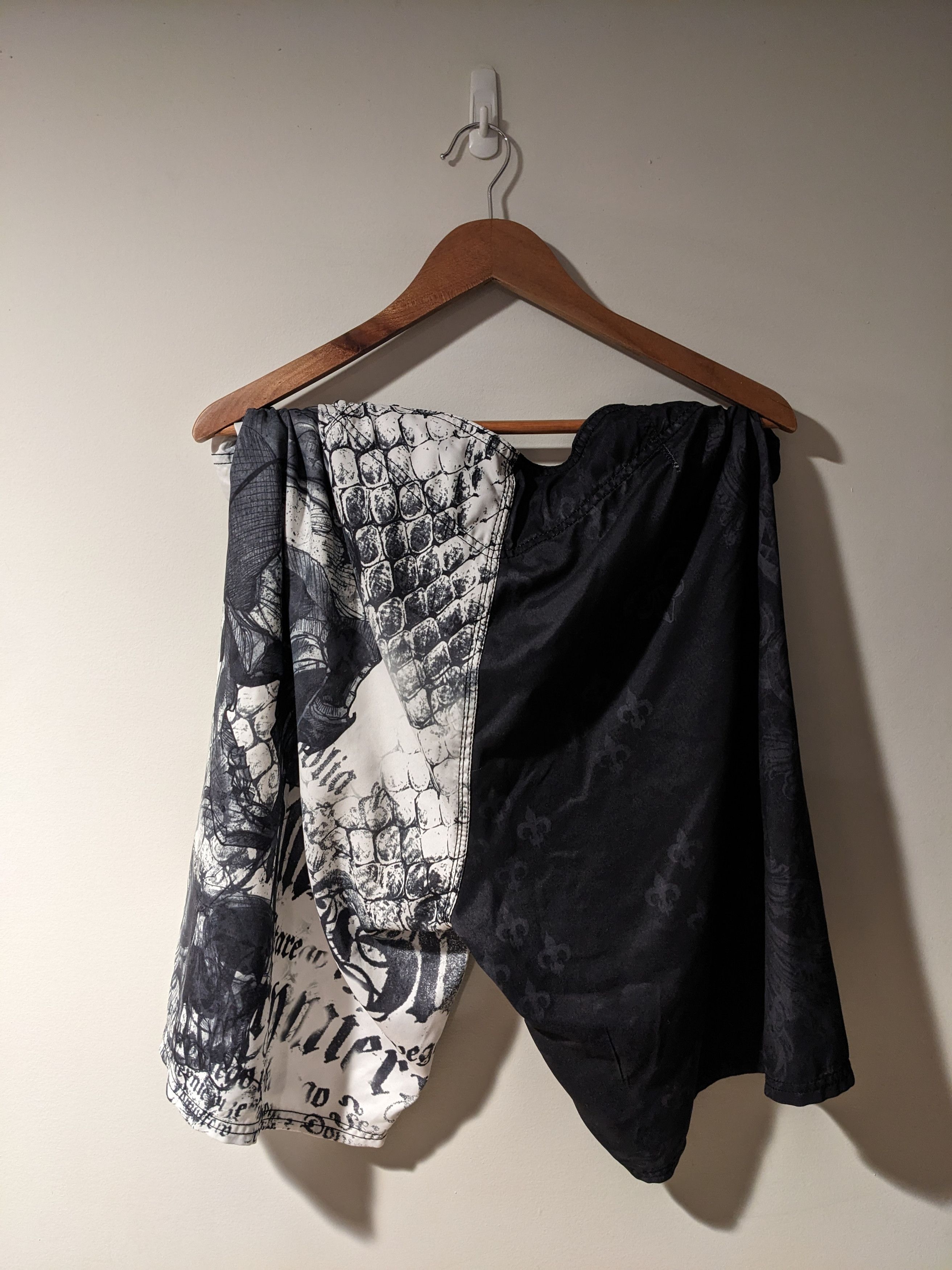 Tapout × Vintage Vintage Y2K MMA Elite Skull Size X-Large Board Shorts Size US 40 / EU 56 - 3 Thumbnail