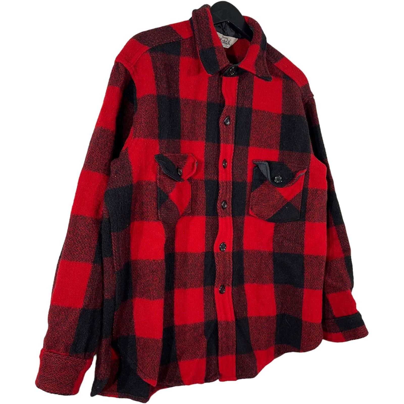 Vintage Vintage Woolrich Plaid Wool Flannel Size US XL / EU 56 / 4 - 3 Thumbnail