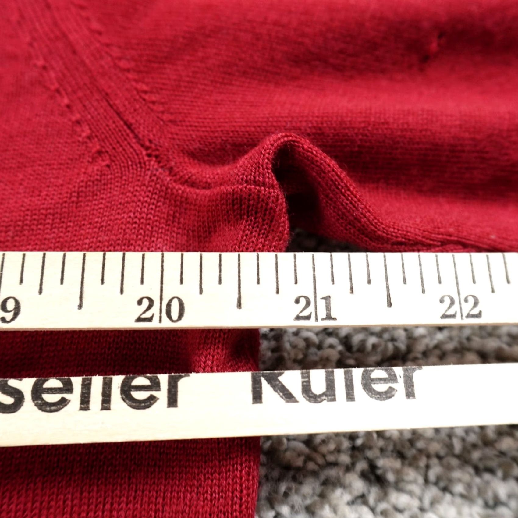 J.Crew J.CREW Sweater Womens M Red Merino Wool Pullover Crewneck Preppy Soft Sweatshirt Casual Workwear Size M / US 6-8 / IT 42-44 - 7 Thumbnail
