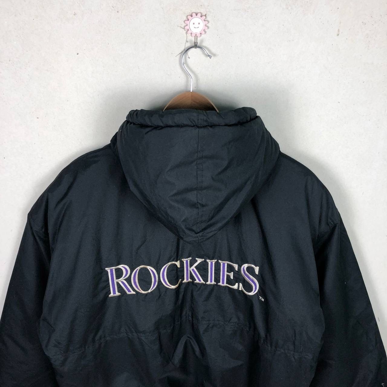 Starter Vintage 90s Starter MLB Rockies Bomber Jacket Size US M / EU 48-50 / 2 - 8 Thumbnail