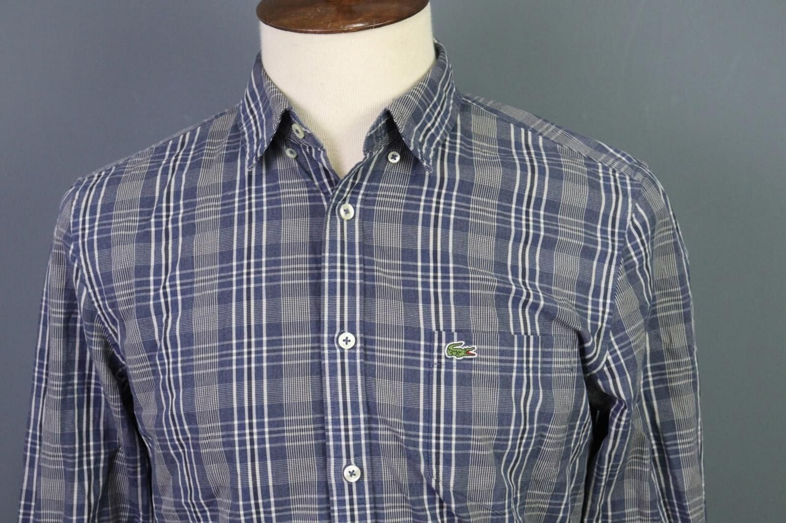 Lacoste Lacoste Regular Fit Multicolor Check Shirt Size M/L Size US M / EU 48-50 / 2 - 2 Thumbnail