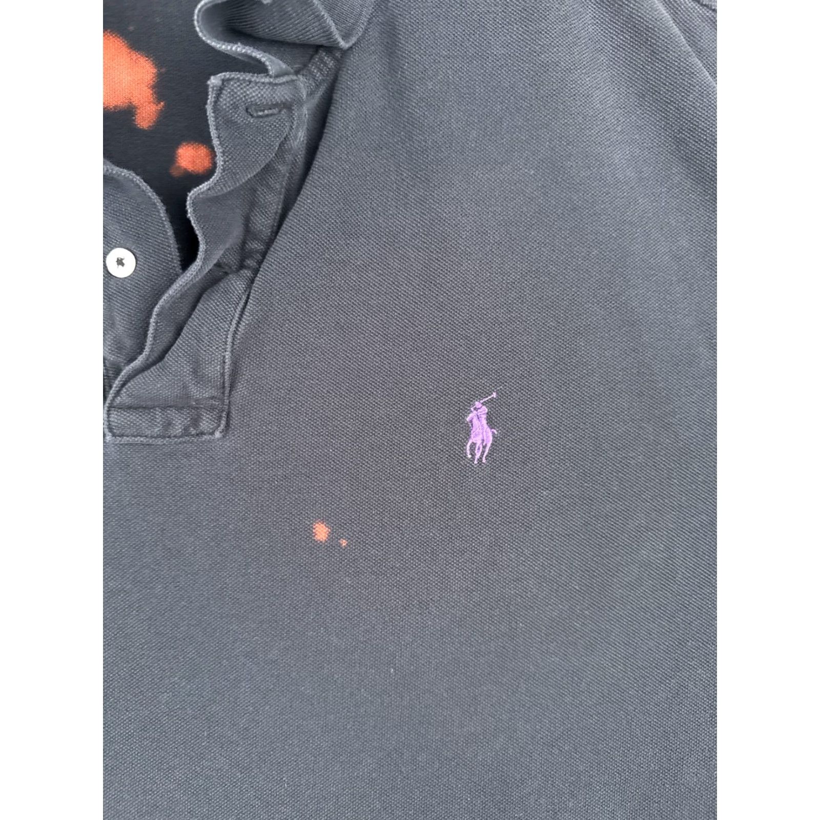 Ralph Lauren VINTAGE Ralph Lauren Polo Shirt Men 2XL Blue Short Sleeve Cotton Slim Size US XXL / EU 58 / 5 - 6 Thumbnail