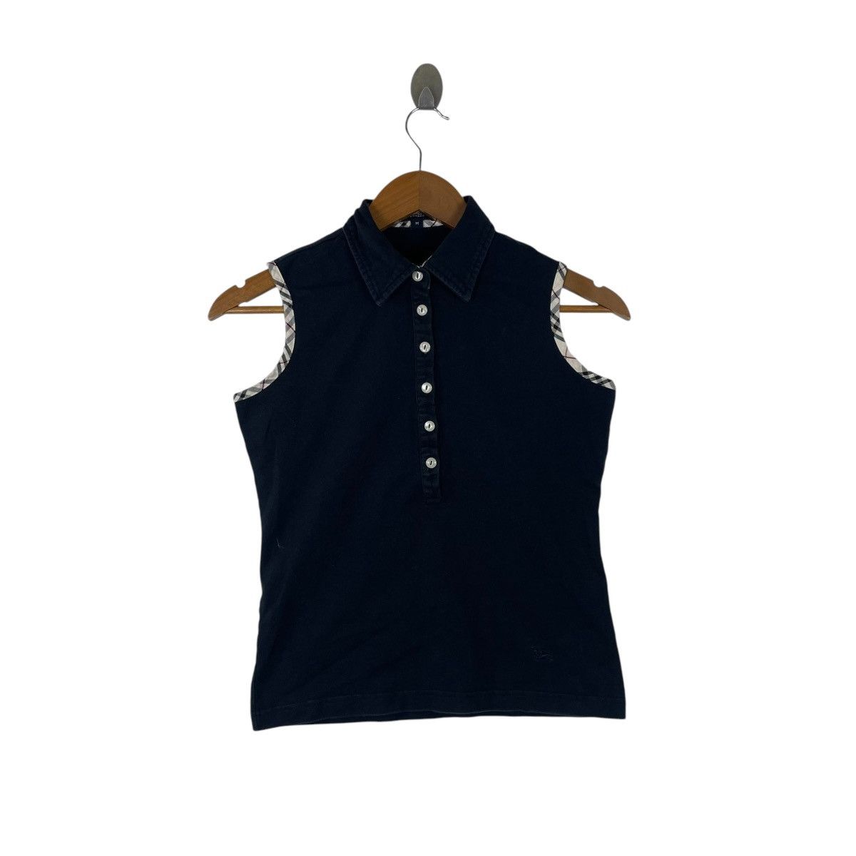 Burberry Burberry London Nova Check Sleeveles Polo Shirt Size M / US 6-8 / IT 42-44 - 1 Thumbnail