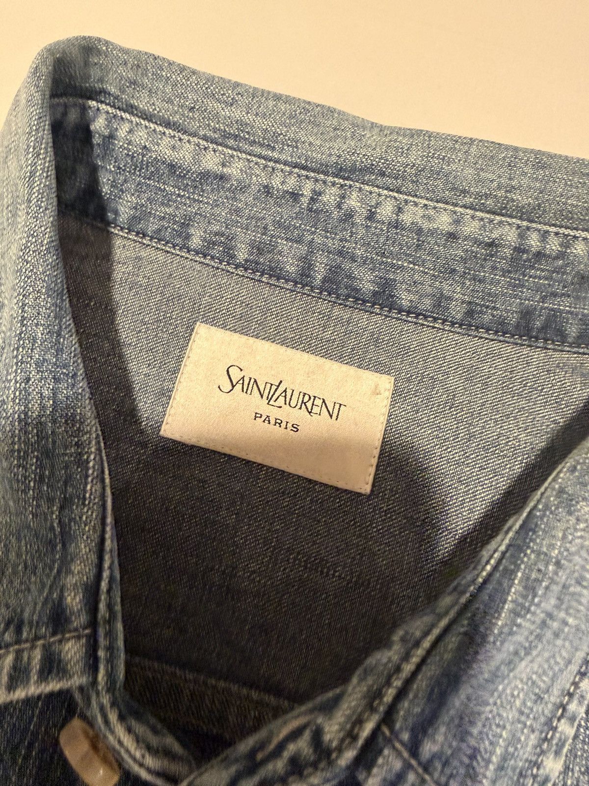 Saint Laurent Paris Saint laurent mens 2024 denim shirt. XXL. $1290 Size US XL / EU 56 / 4 - 9 Thumbnail