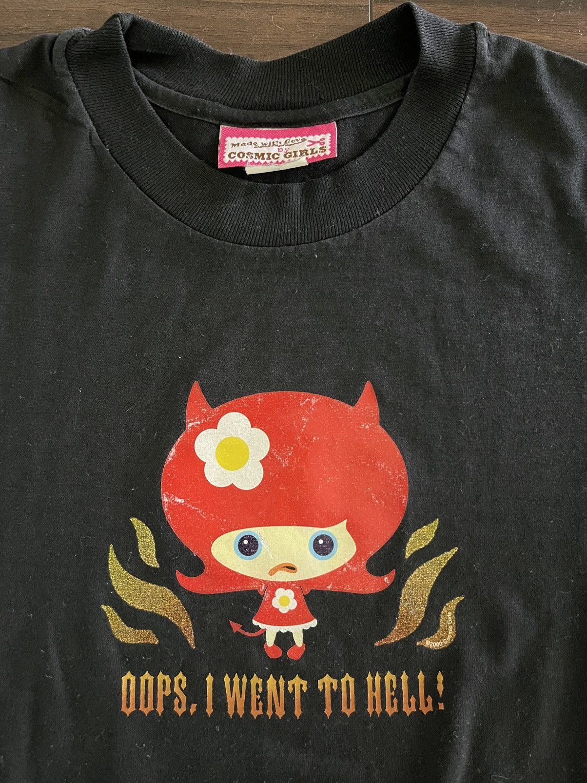 Vintage Vintage Cosmic Girls oops i went to hell tshirt Size S / US 4 / IT 40 - 3 Thumbnail