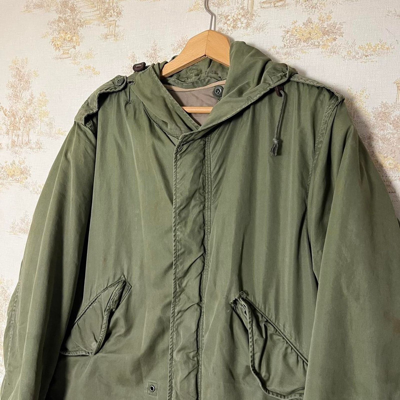 Vintage 50s US Army M-1951 Fishtail Parka | CROWN Zipper | M/L Size US L / EU 52-54 / 3 - 2 Thumbnail