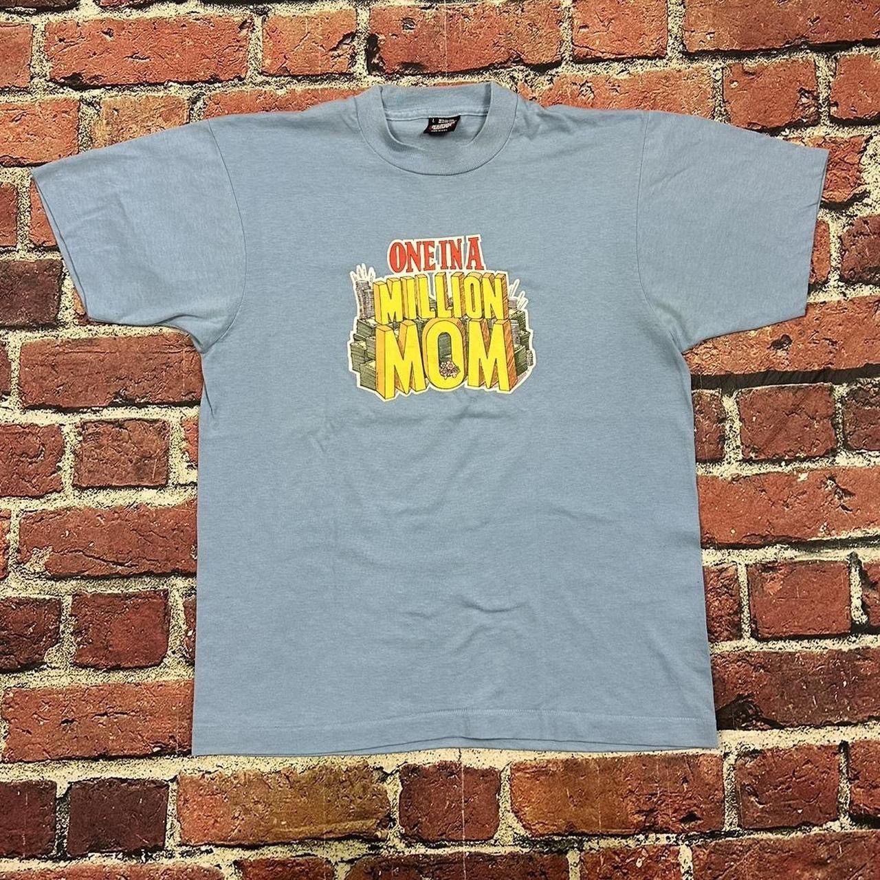 Other Vintage One in a Million Mom T Shirt Single Stitch 80s 90s Size US L / EU 52-54 / 3 - 1 Thumbnail