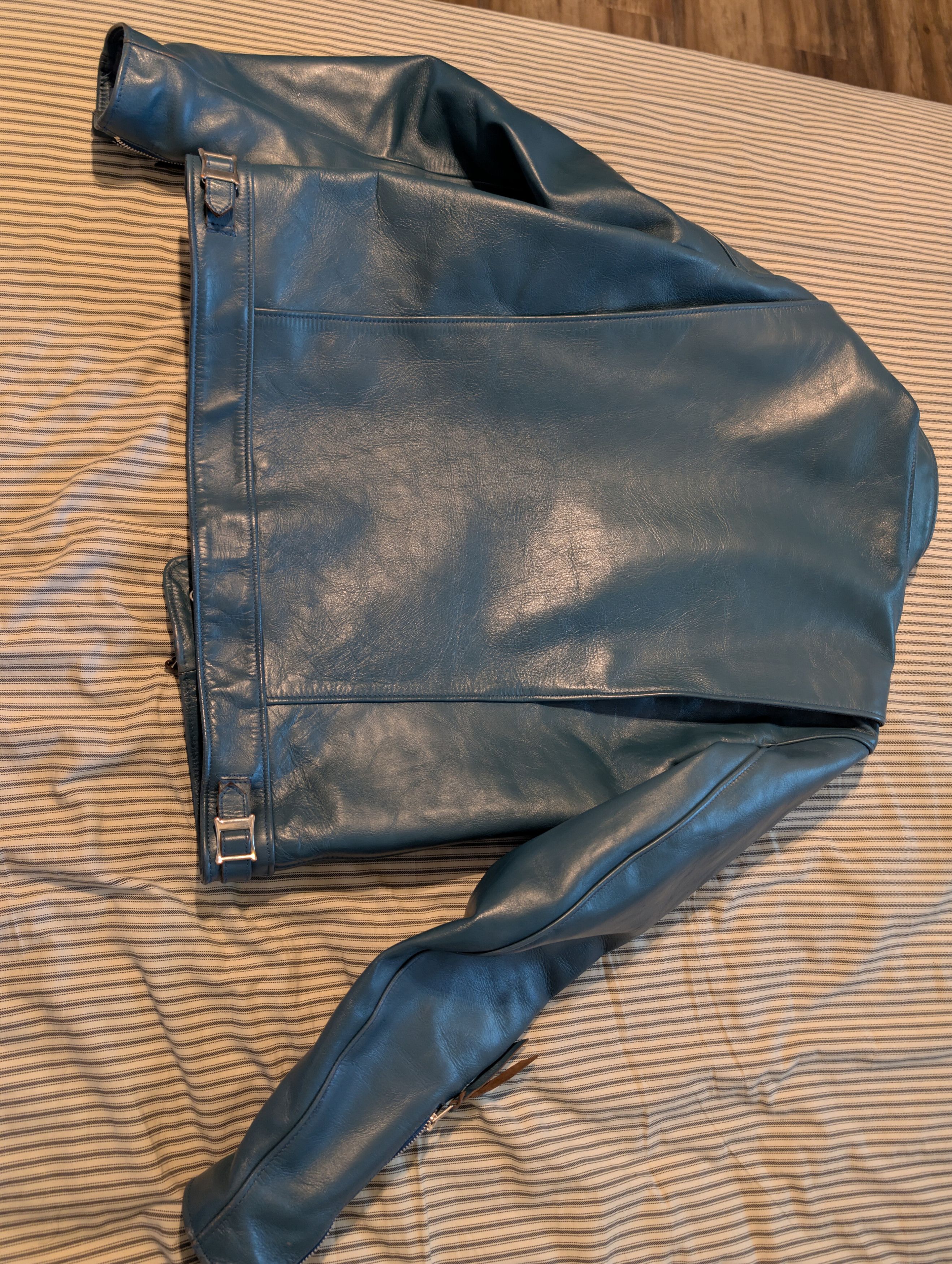 Iron Heart Iron Heart Japanese Horsehide Double Motorcycle Jacket Size US L / EU 52-54 / 3 - 5 Thumbnail