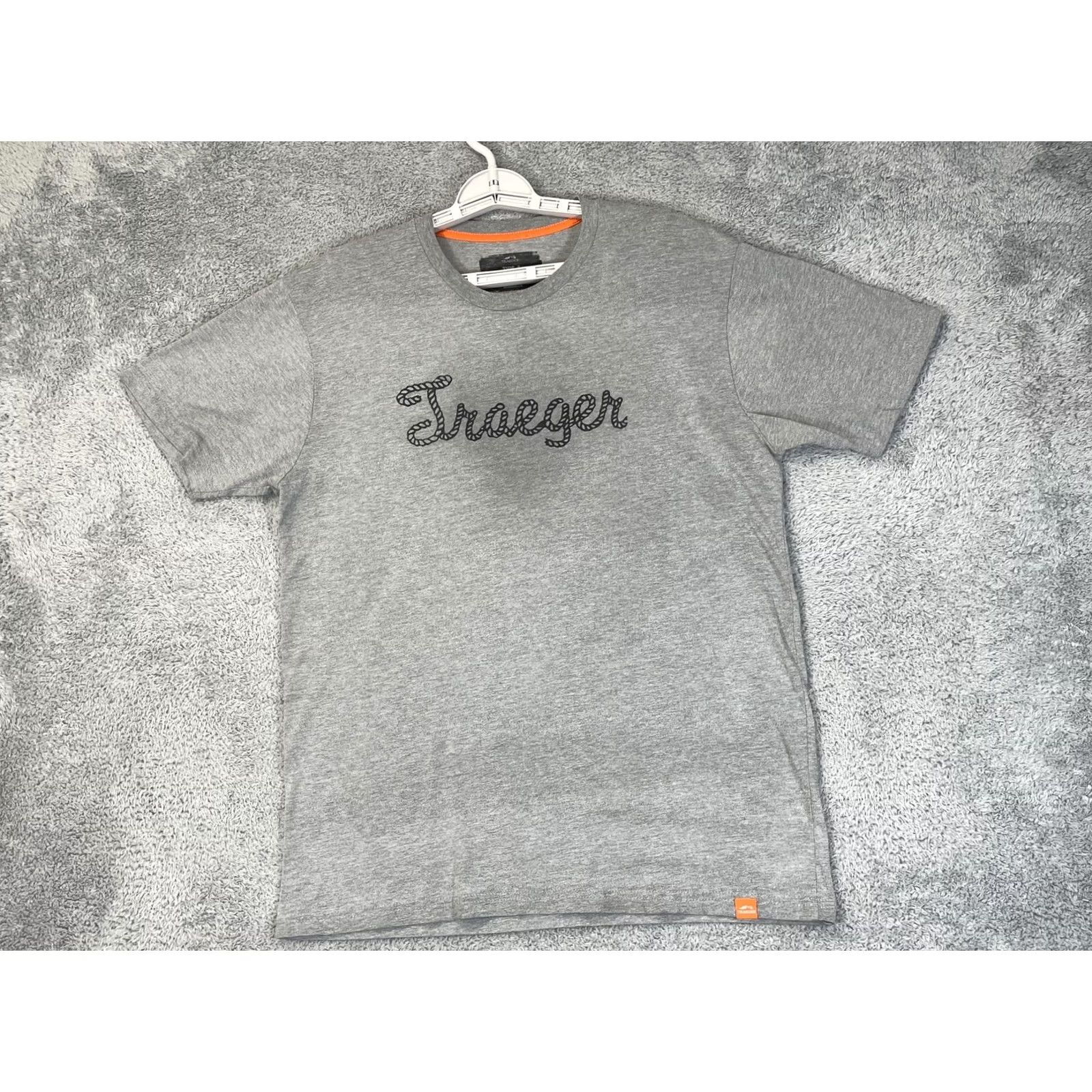 Roper Traeger Shirt Mens L Gray Rope Script Logo Graphic Tee Grill BBQ T-Shirt Size US L / EU 52-54 / 3 - 4 Thumbnail