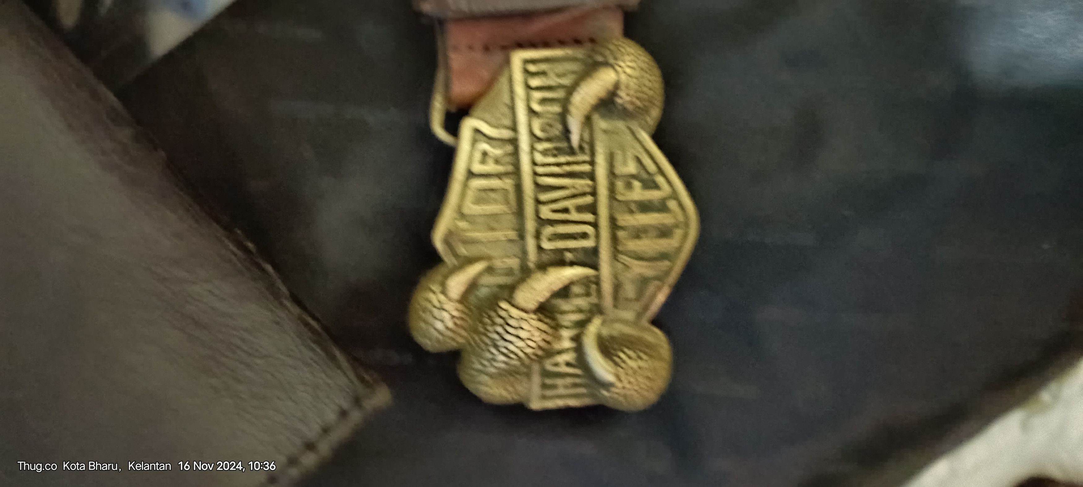 Harley Davidson Harley Davidson copper buckle Head Size 44 - 1 Thumbnail