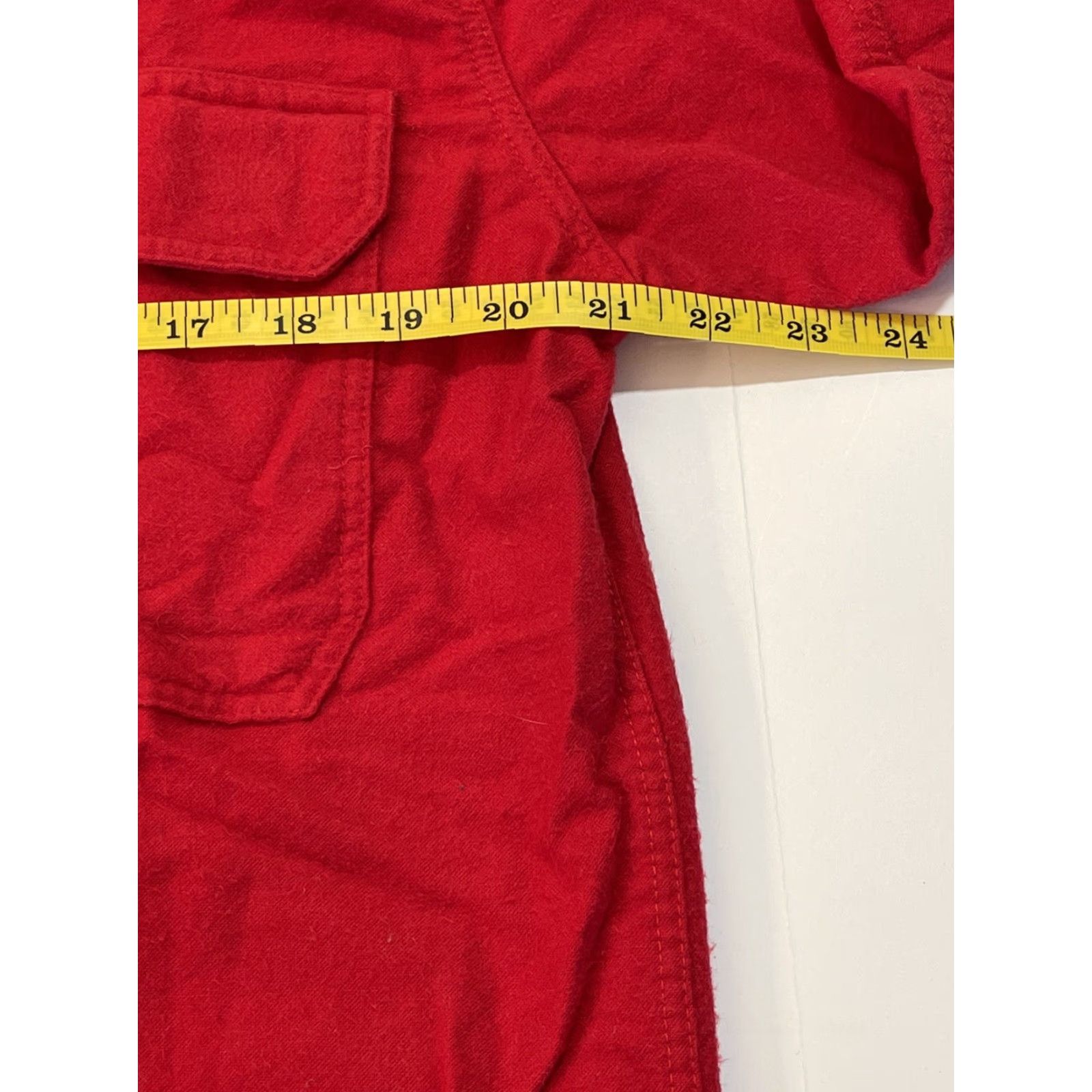 Gap VINTAGE Gap 90s Flannel Shirt Mens Medium Red Heavyweight Button-Up Outdoor Size US M / EU 48-50 / 2 - 7 Thumbnail