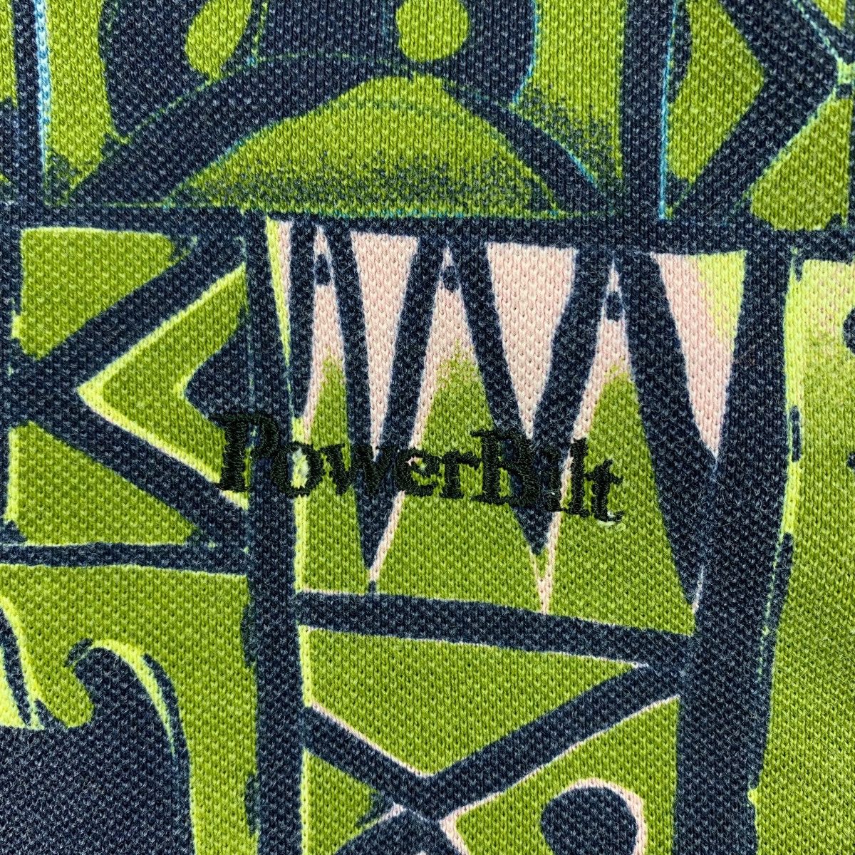 Vintage Vintage POWER BILT tribal pattern full print polo tee Size US L / EU 52-54 / 3 - 9 Thumbnail