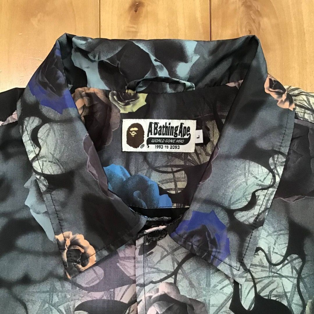Bape BAPE Floral Camo Coach Jacket a bathing ape Size US L / EU 52-54 / 3 - 4 Thumbnail