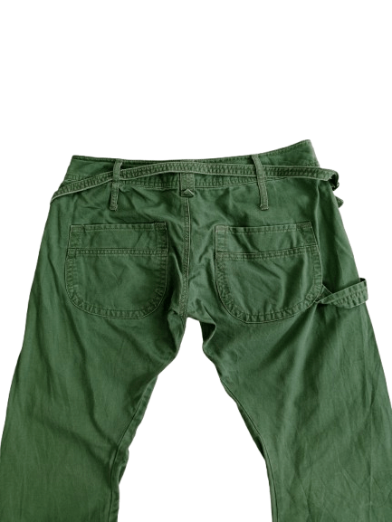 Japanese Brand Unbrand Olive Green Pants Japanese Style Size 30" / US 8 / IT 44 - 4 Thumbnail