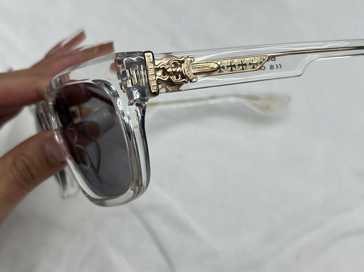 Chrome Hearts Chrome Hearts Box Officer Crystal Sunglasses Size ONE SIZE - 6 Thumbnail