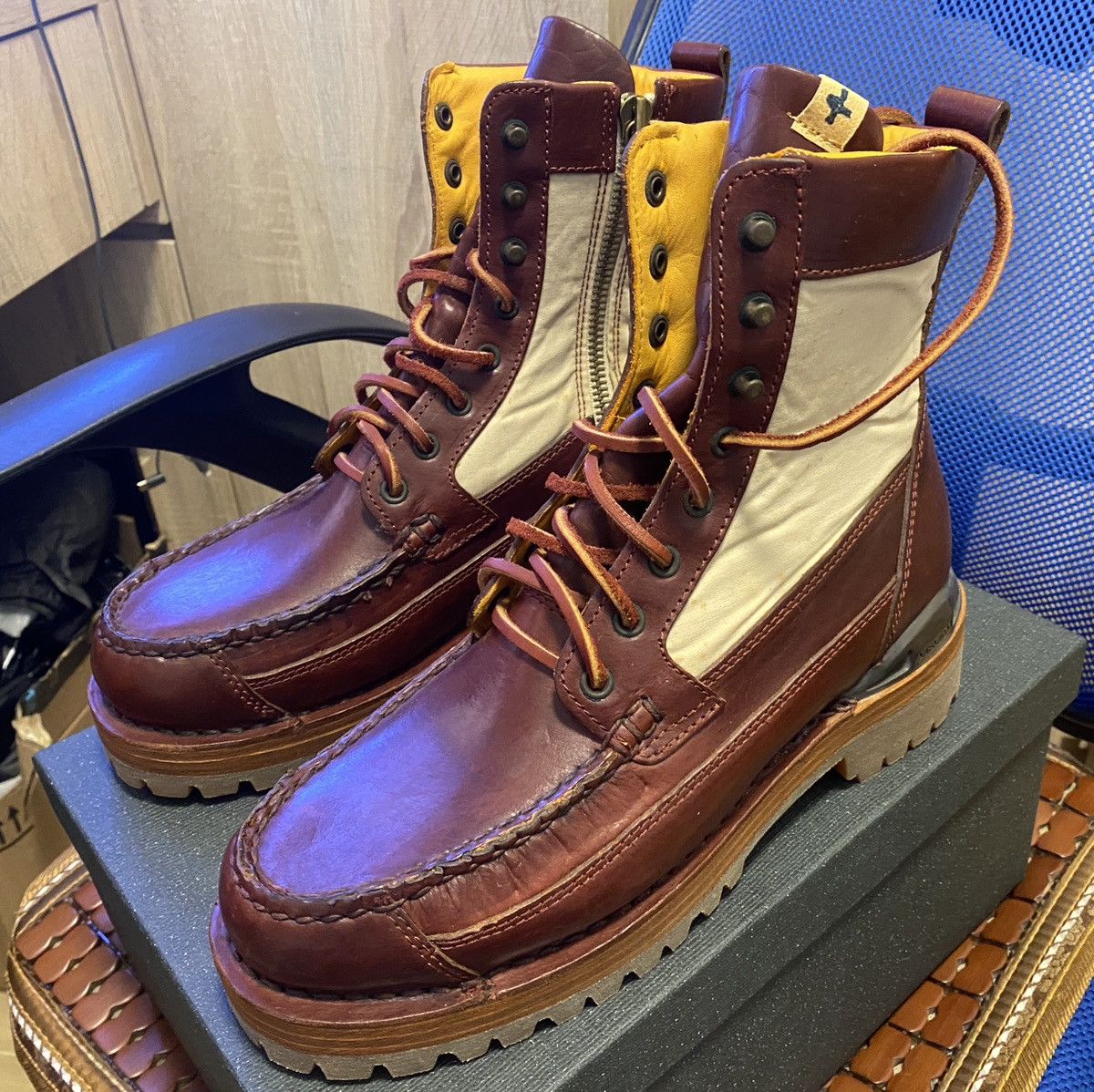 Visvim FW2014 Cochise Grizzly Zip Boots