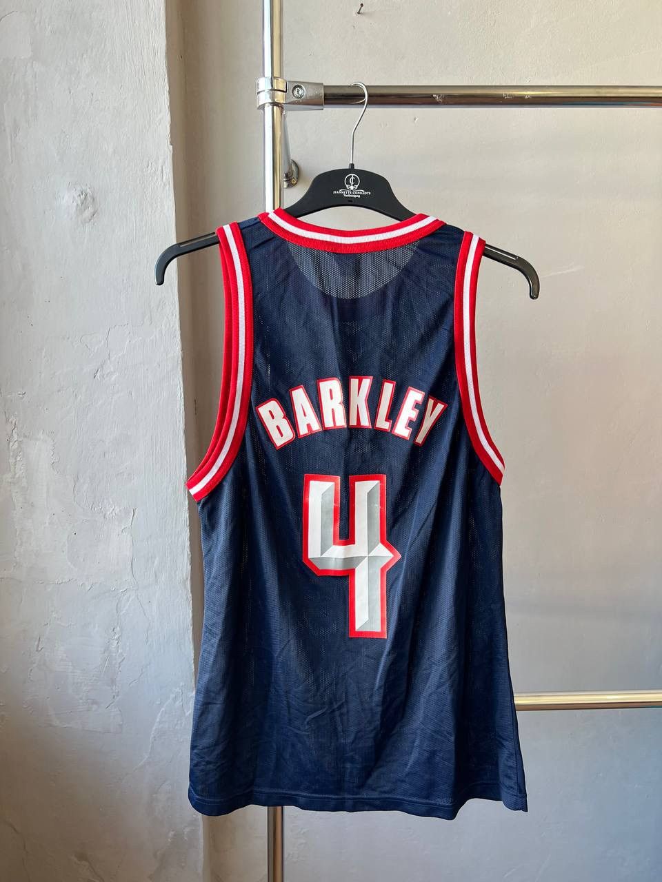 NBA 90’S HOUSTON ROCKETS #4 BARKLEY BASKETBALL CHAMPION JERSEY Size US M / EU 48-50 / 2 - 9 Thumbnail