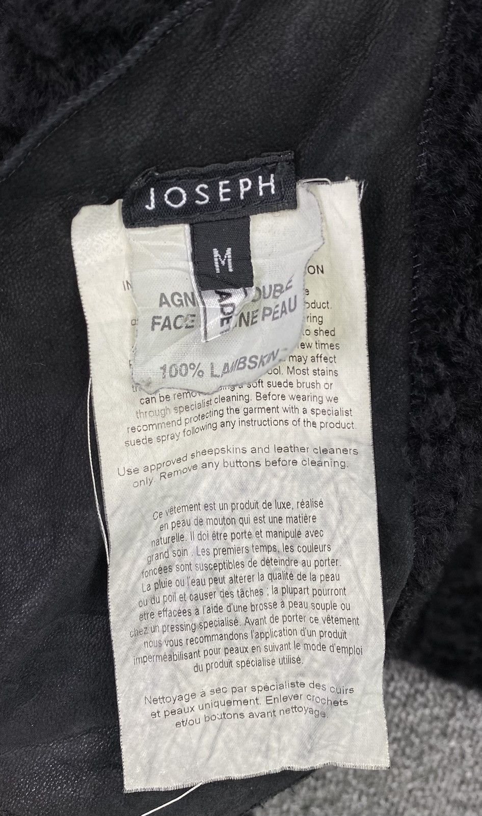 Joseph Vintage Joseph Faux Fur Lamb Skin Leather Jacket Size M / US 6-8 / IT 42-44 - 8 Thumbnail