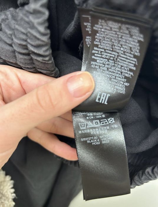 Gap YEEZY X GAP NAVY UNRELEASED SATIN CARGO PANTS | Grailed