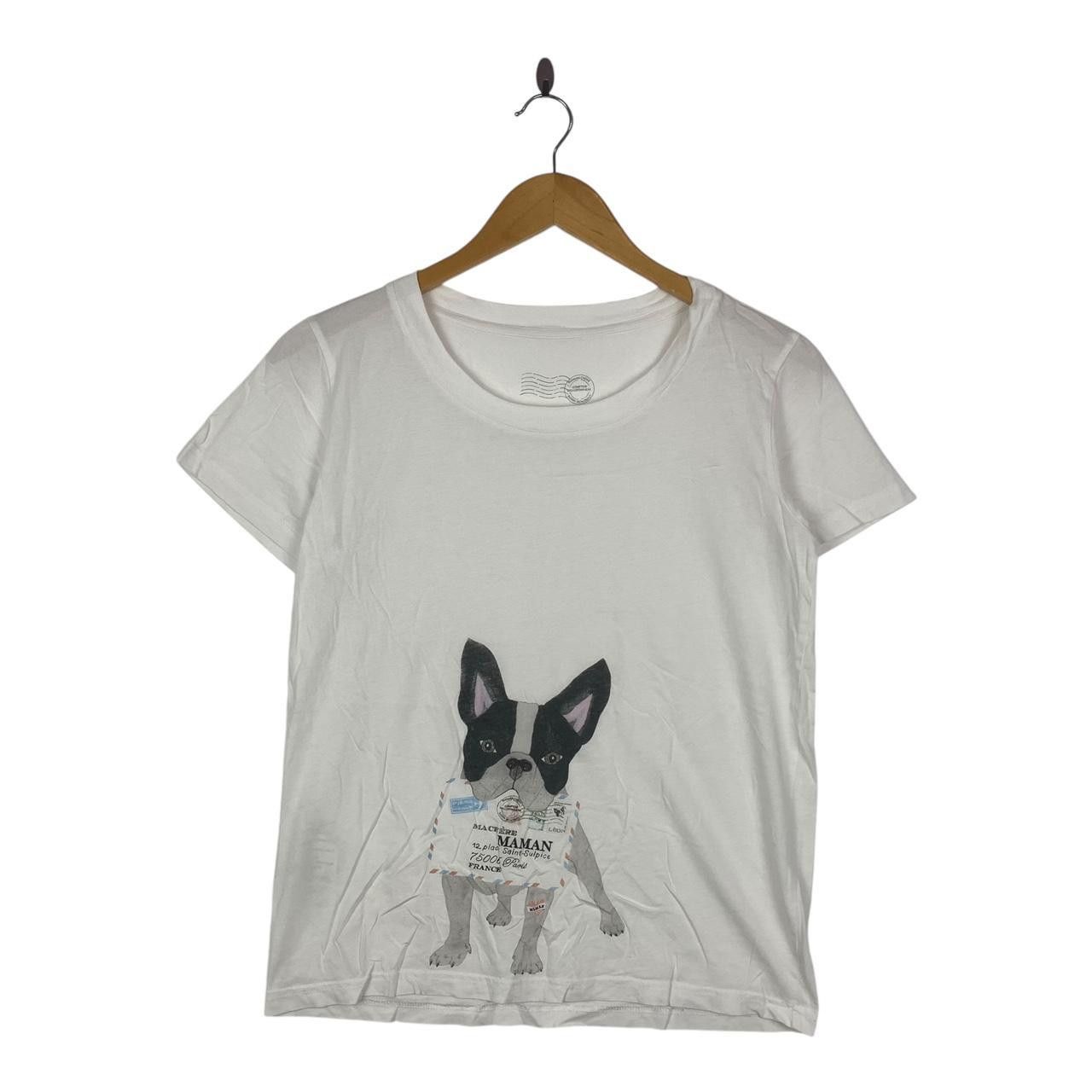 Other MARIN MONTAGUT Boston Terrier Parisian Illustration Tee Size XS / US 0-2 / IT 36-38 - 1 Thumbnail