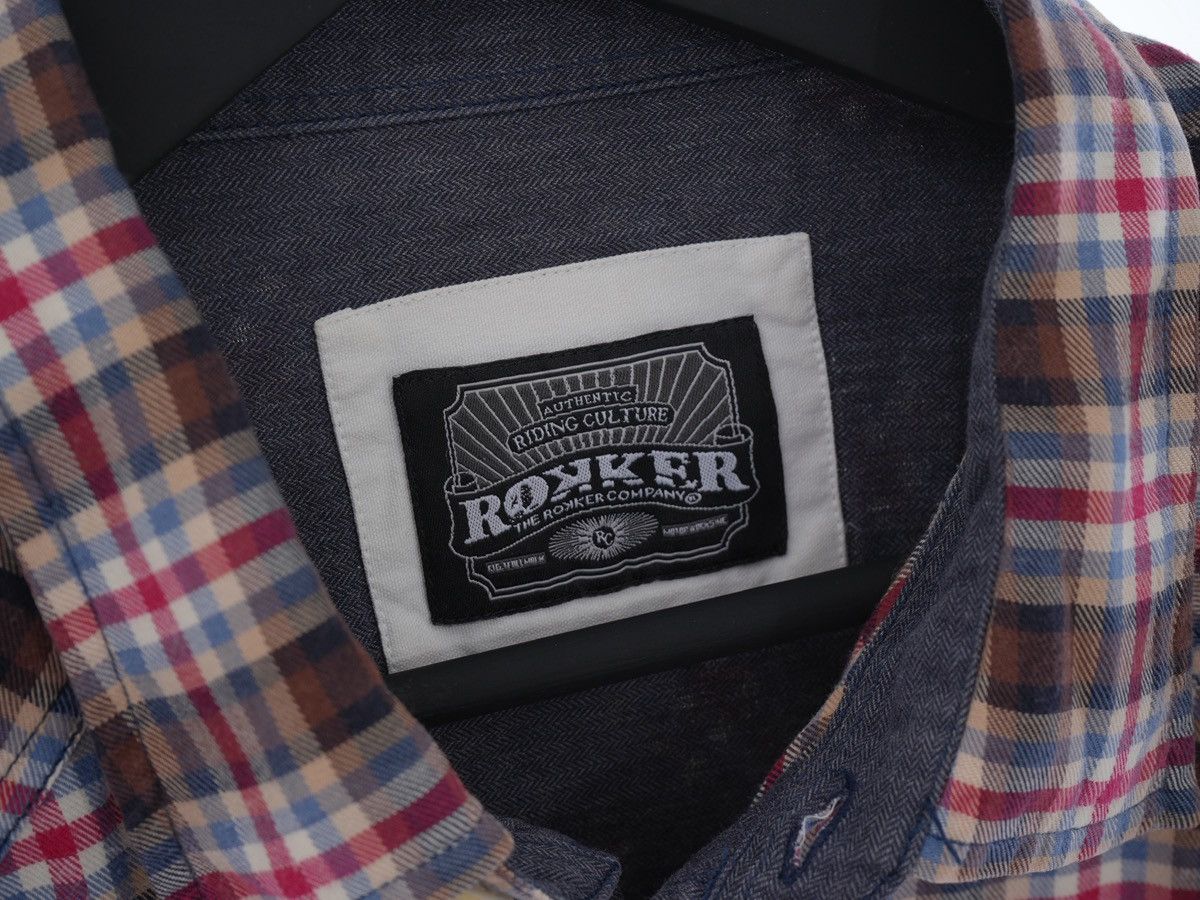 THE ROKKER COMPANY ROKKER Checked shirt longsleeve sz XXL fits XL Size US XXL / EU 58 / 5 - 4 Thumbnail