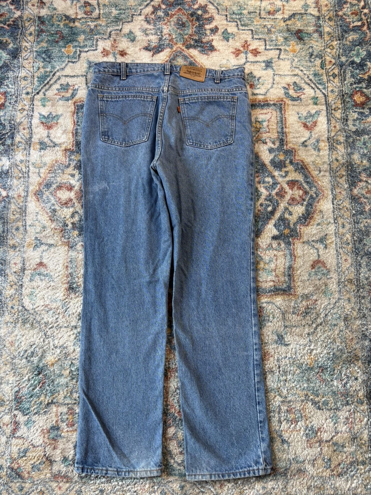Levi's Vintage Levi’s 619 Orange Tab Blue Jeans Size 35 Size US 35 - 3 Thumbnail