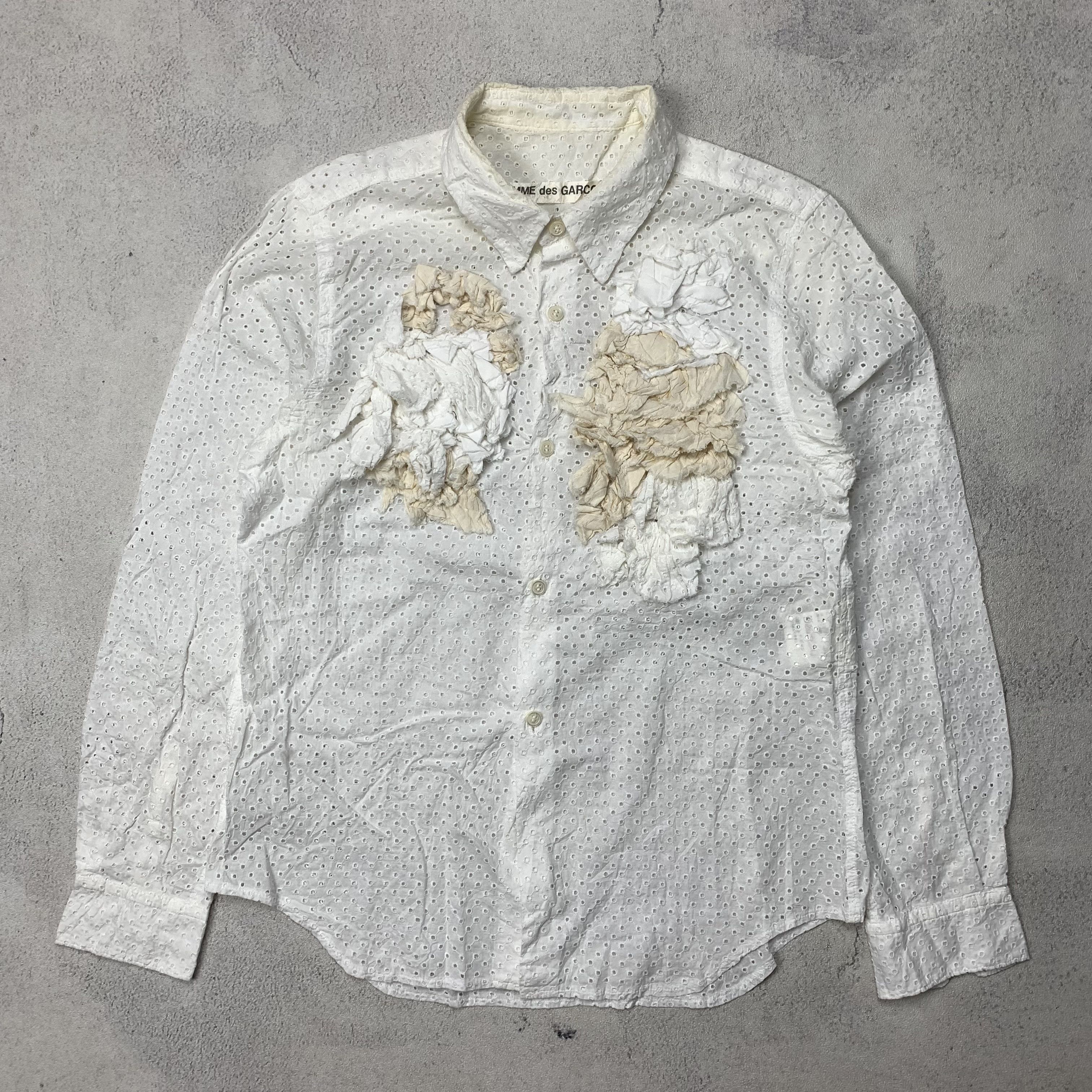 Comme des Garcons Vintage 1999 CDG Comme Des Garcons Tissue Shirt Size S / US 4 / IT 40 - 1 Thumbnail