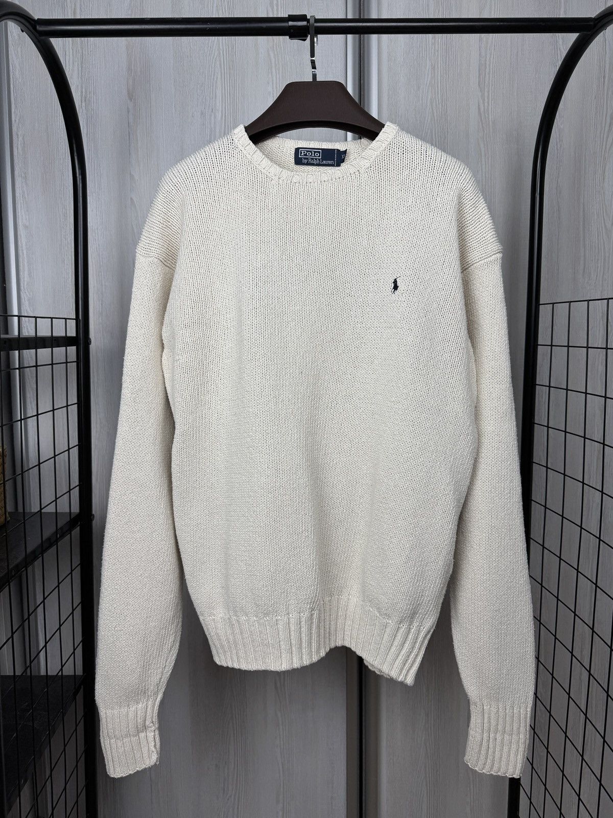 Polo Ralph Lauren Polo Ralph Lauren vintage beige knitted sweater Hong Kong Size US XXL / EU 58 / 5 - 1 Thumbnail