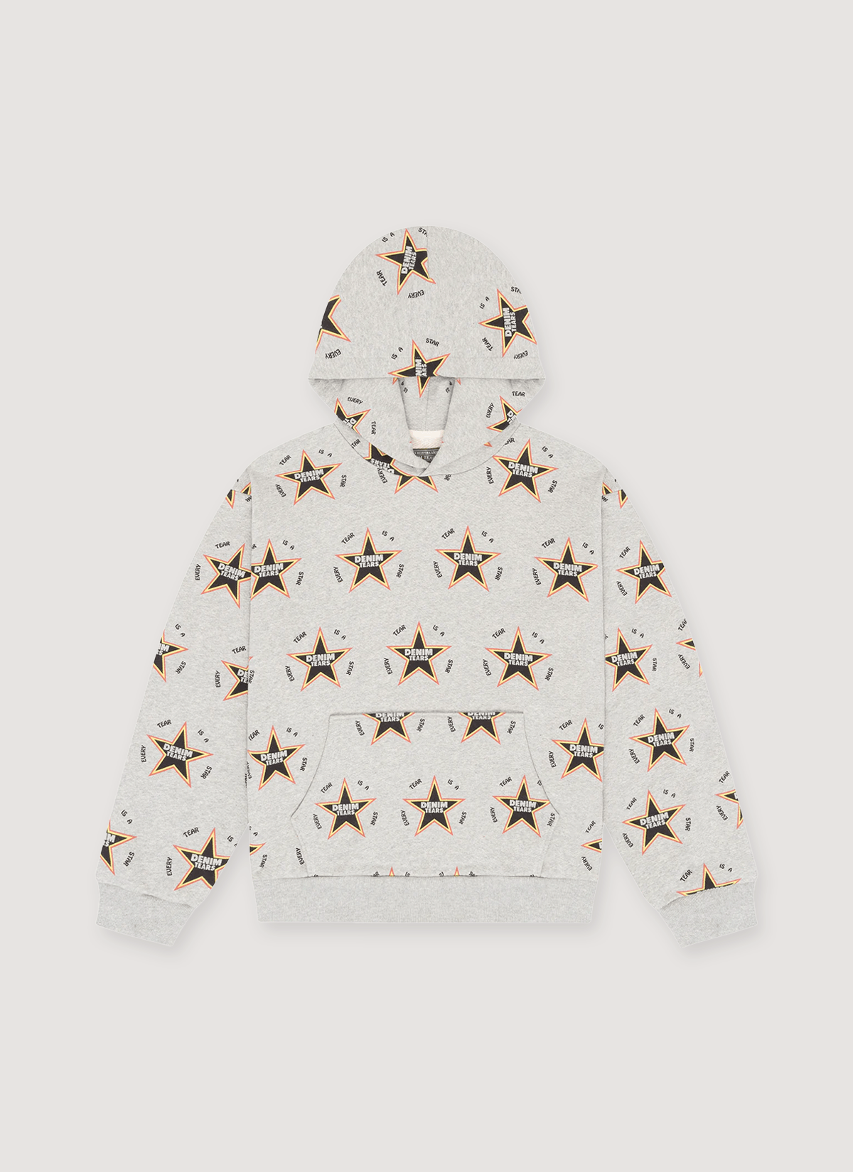 DENIM TEARS Every Tear Is A Star Sweatshirt Grey Size US L / EU 52-54 / 3 - 1 Thumbnail