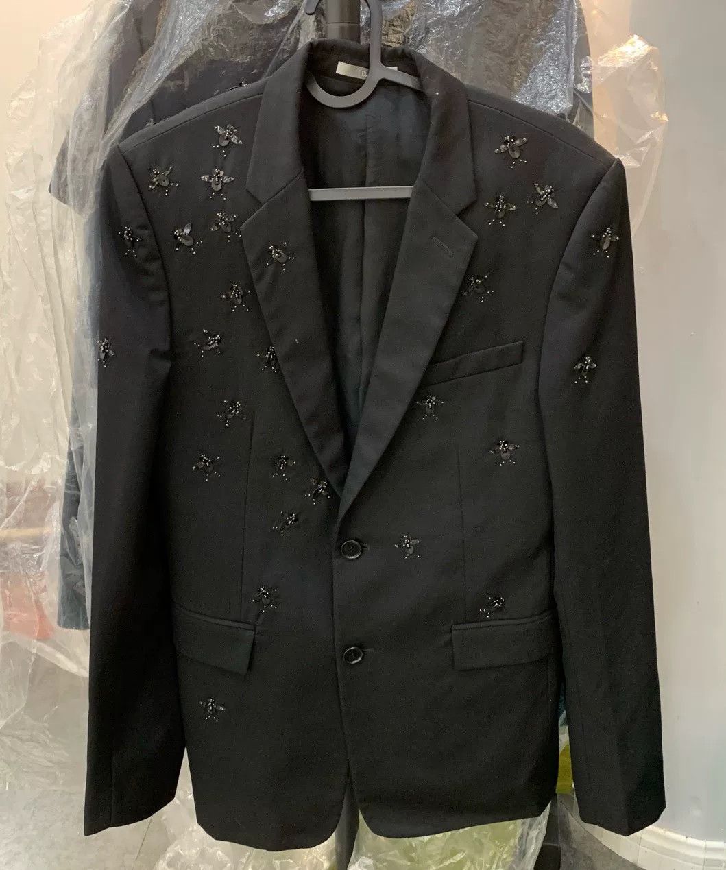Dior Dior Bee Embroidered Suit Jacket Size US S / EU 44-46 / 1 - 1 Thumbnail