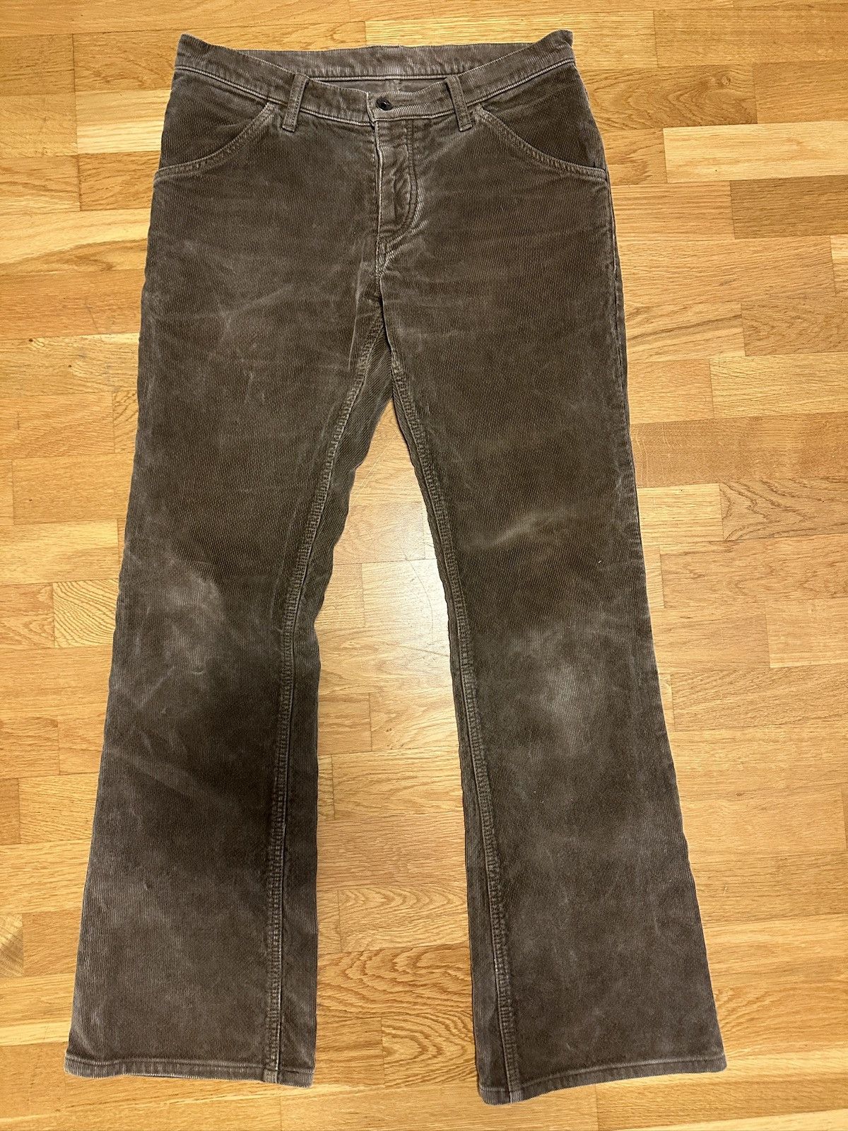Attachment Brown Corduroy Flare Pants, 32x32 Size US 32 / EU 48 - 1 Thumbnail