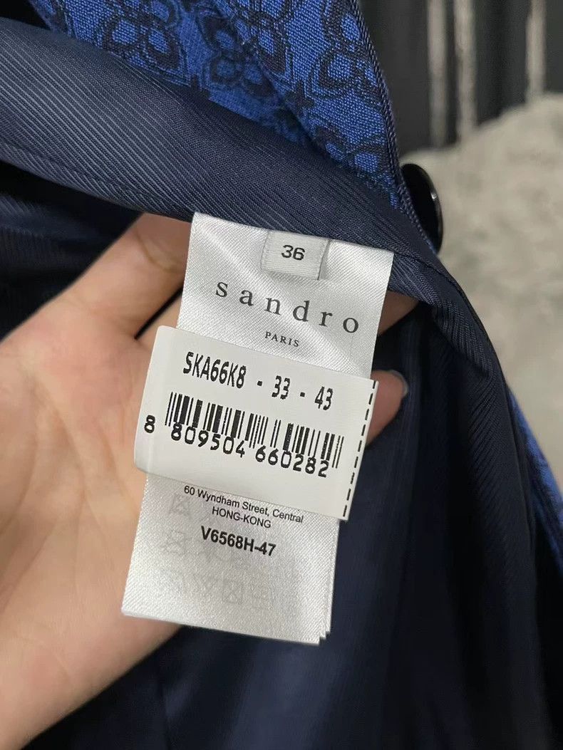 Celine Sandro Blue Blazer Suit Jacket Size US S / EU 44-46 / 1 - 6 Thumbnail