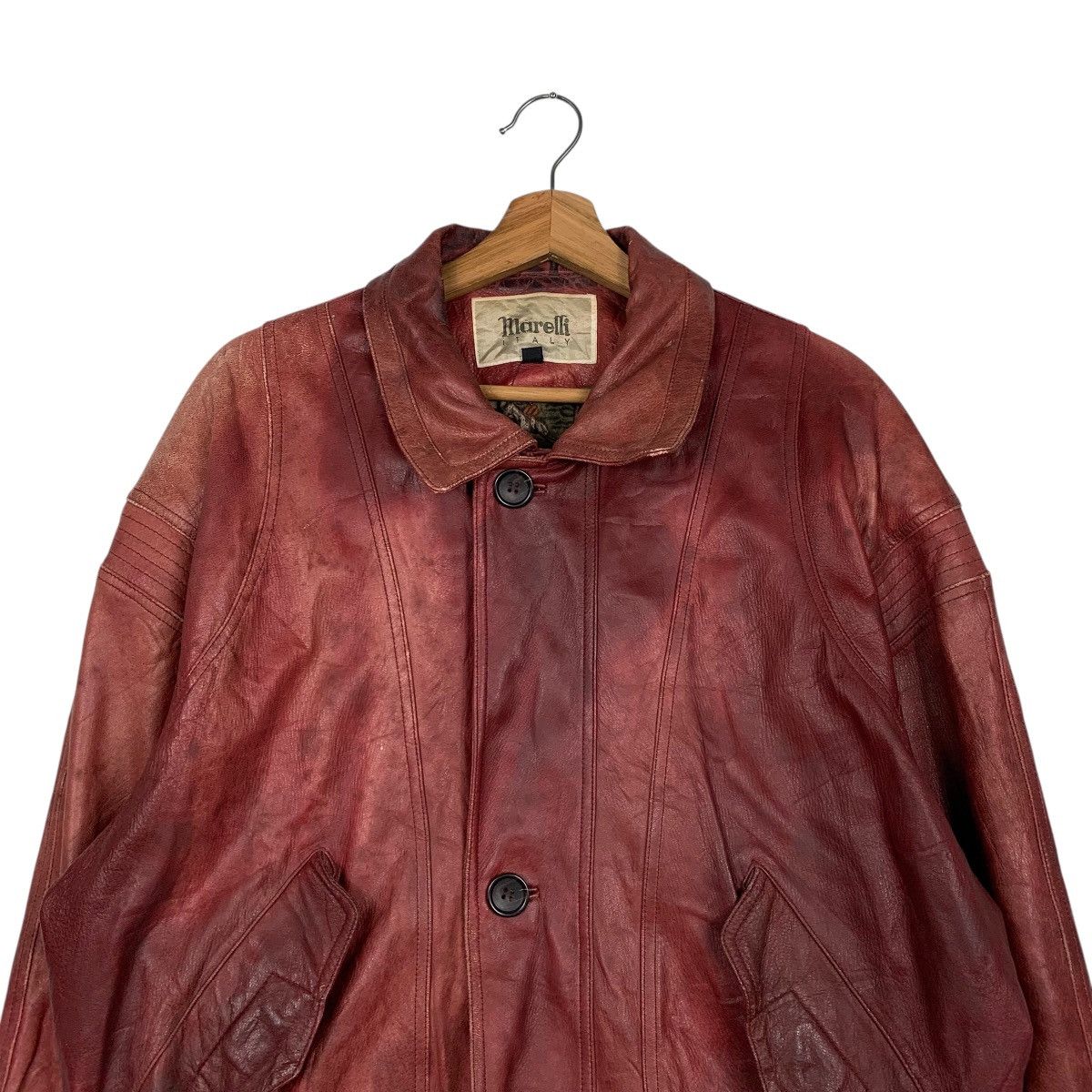Other Marelli Italy Leather Jacket Size US M / EU 48-50 / 2 - 2 Thumbnail