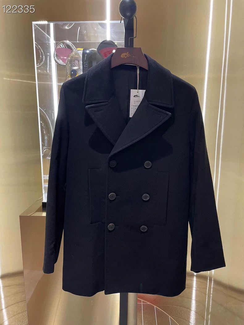 Dior Dior Men's black lapel double-breasted casual jacket 2502-N Size US S / EU 44-46 / 1 - 1 Thumbnail