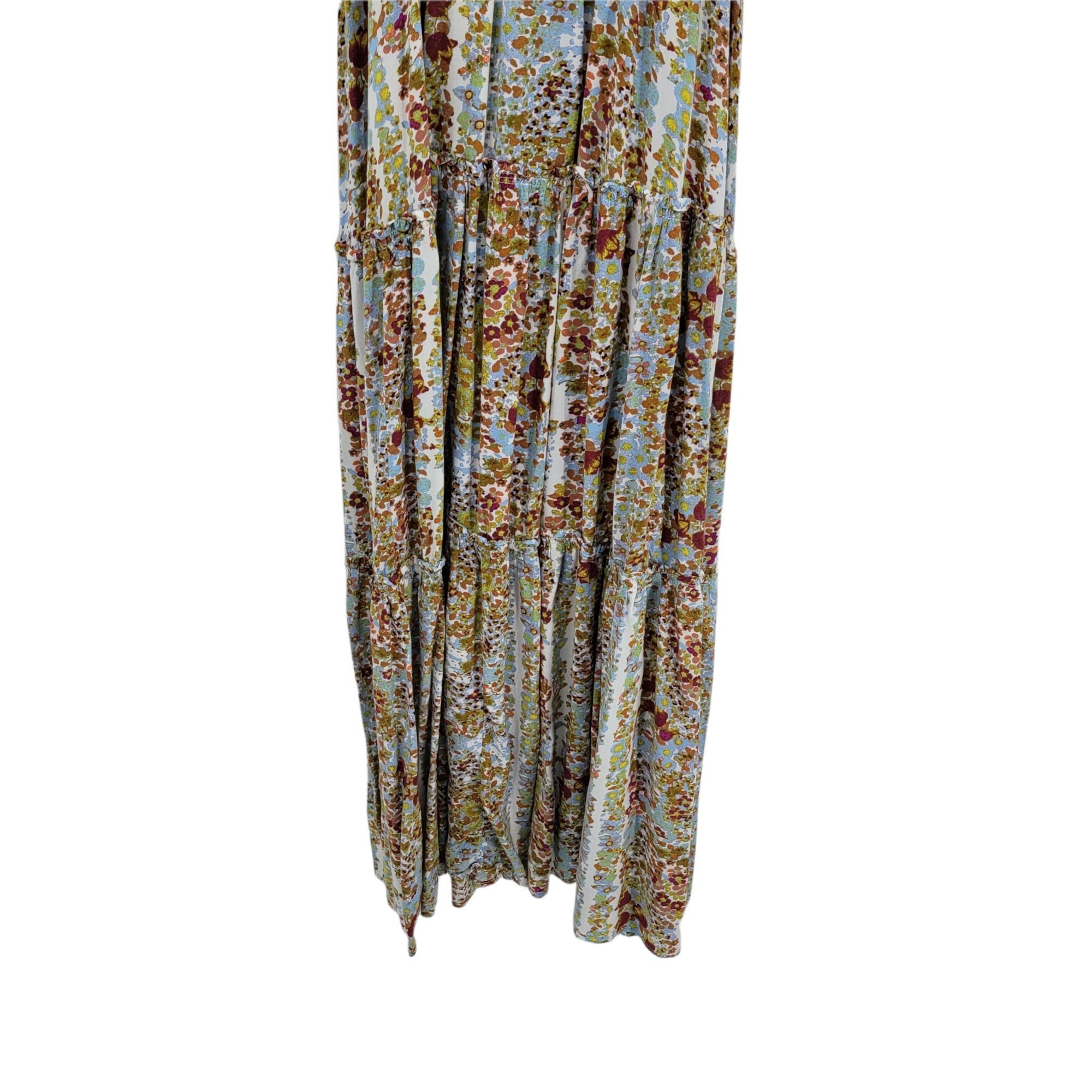 Free People Free People Maxi Dress Sz M Valerie Spring Garden Meadow Str Size M / US 6-8 / IT 42-44 - 5 Thumbnail