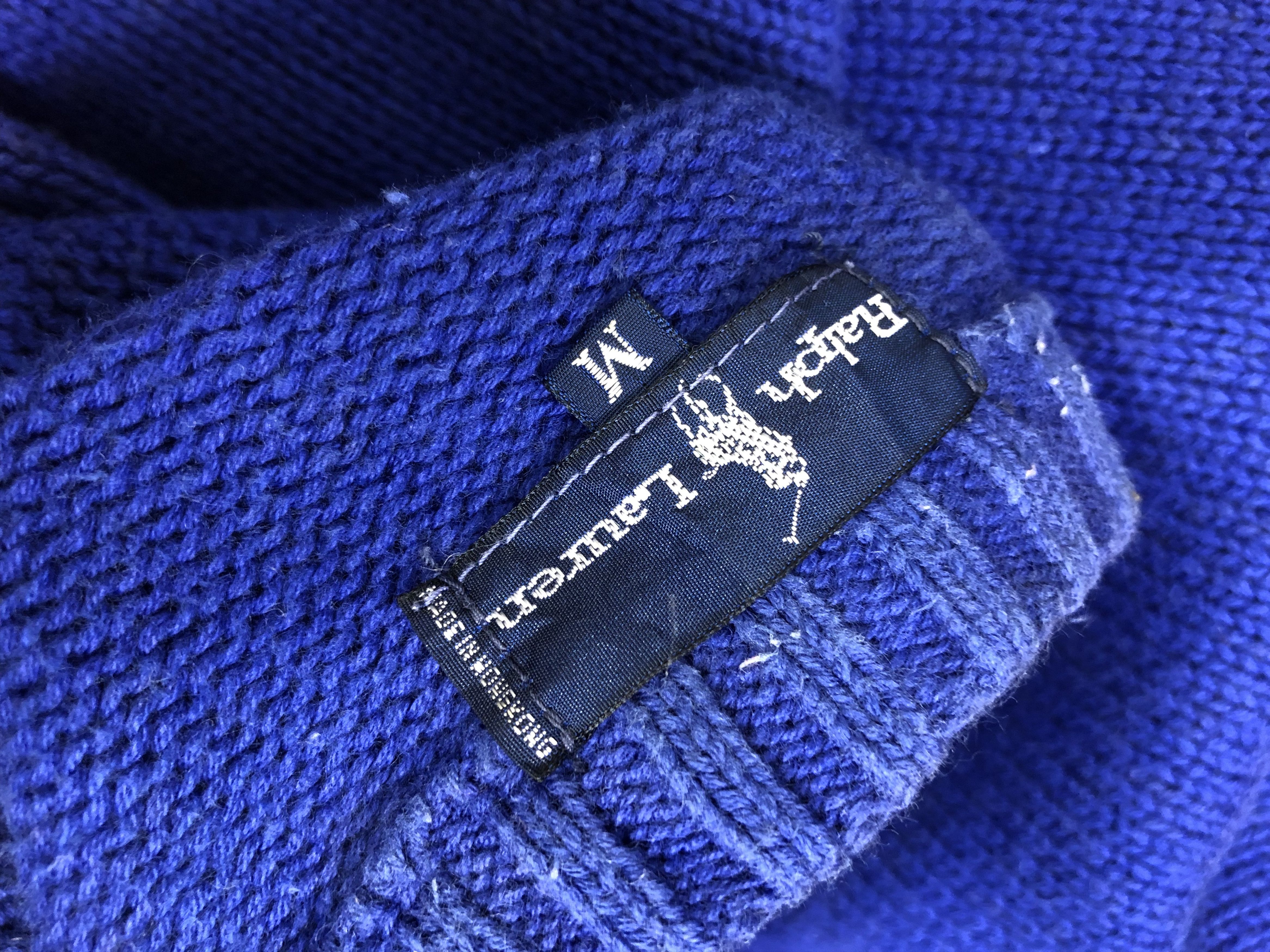 Ralph Lauren × Vintage RARE🔥VINTAGE 90’S RALPH LAUREN MCMLX Vii CROWN KNIT SWEATER Size S / US 4 / IT 40 - 7 Thumbnail