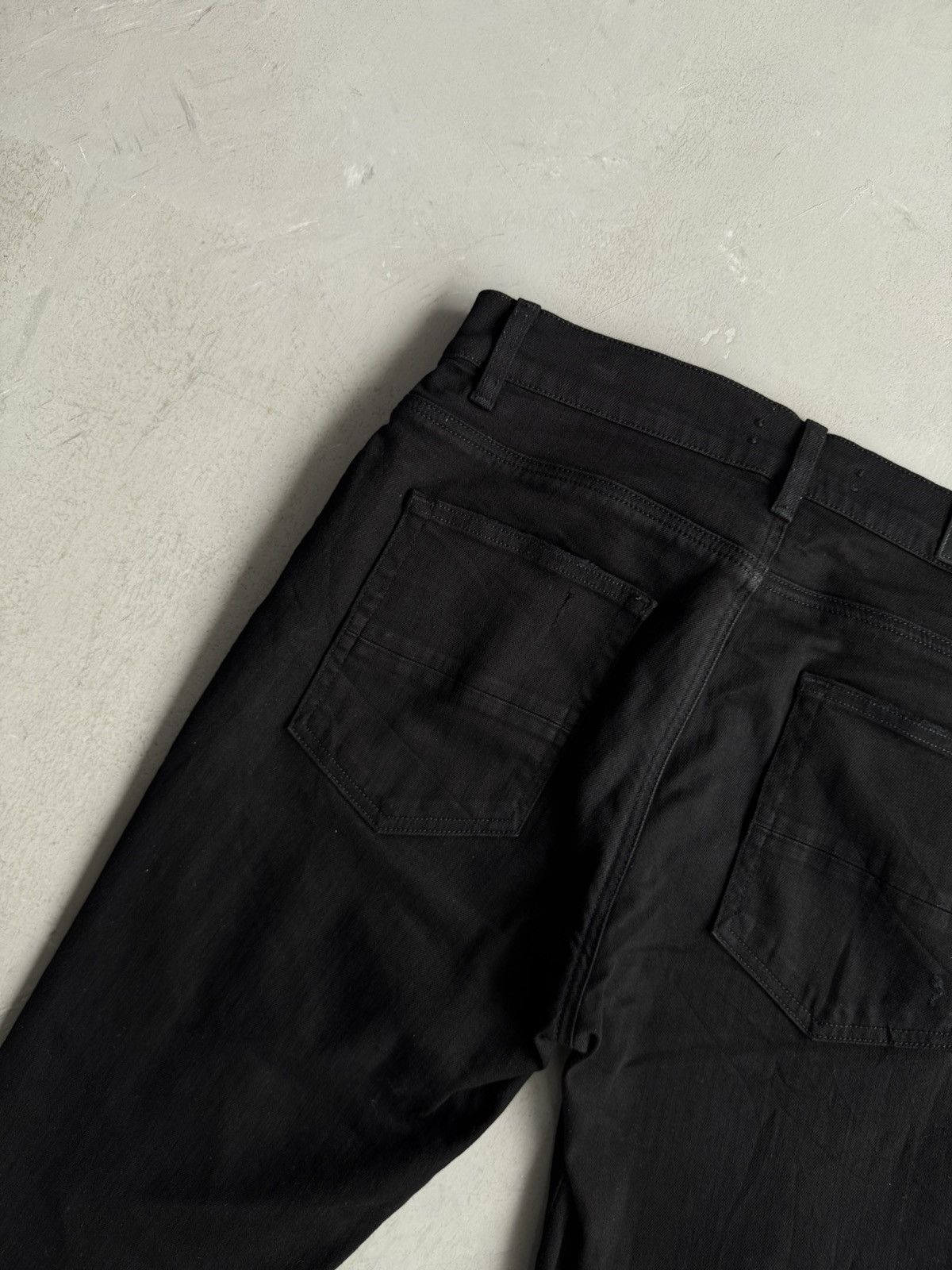 Amiri Amiri - Distressed Black Denim Slim Pant Size US 33 - 7 Thumbnail