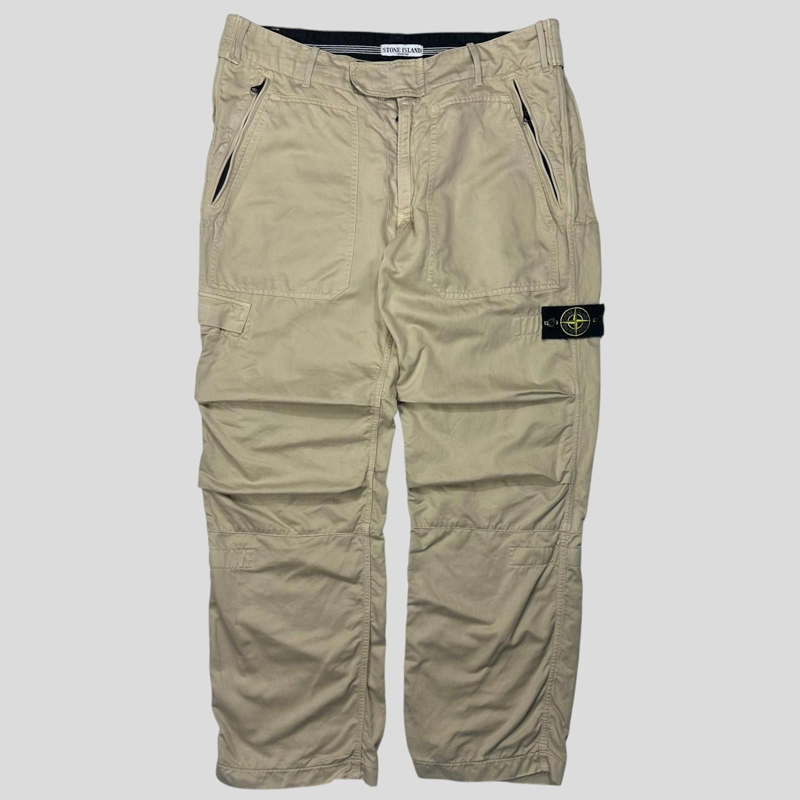 Stone Island Stone Island 2006 Baggy Parachute Cargo Trousers - IT54 Size US 34 / EU 50 - 1 Thumbnail