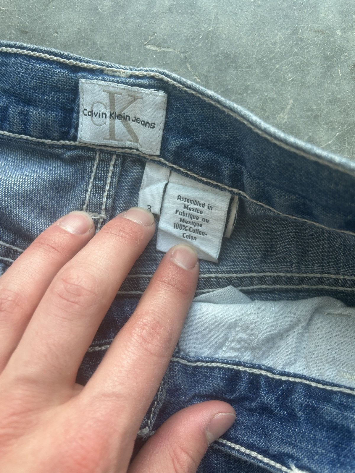 Calvin Klein × Vintage Vintage Y2K Baggy Calvin Klein Carpenter Jeans 29x29 Size US 29 - 7 Thumbnail