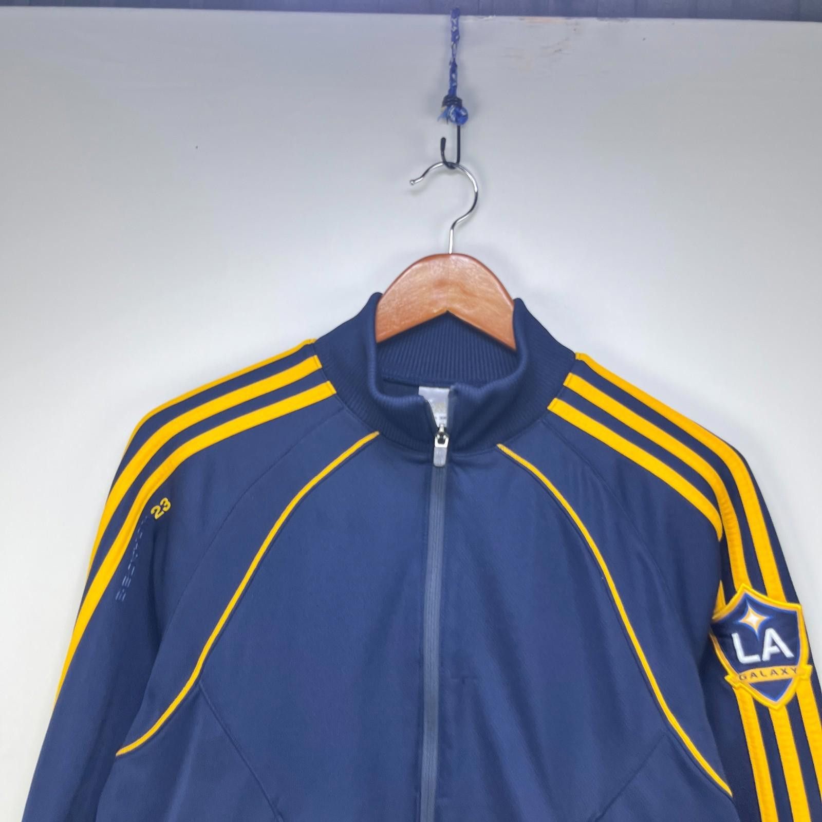 Adidas Adidas LA Galaxy Track Jacket Beckam Youth Large Size ONE SIZE - 2 Thumbnail
