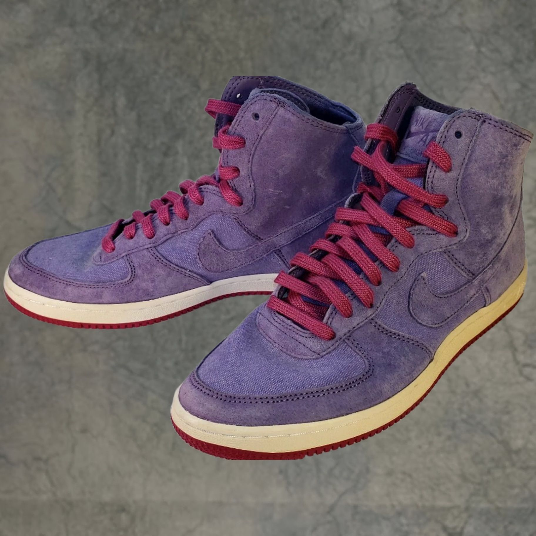 Nike Nike Air Force 1 Light Hi Decons Purple/Rave Pink Women's 6M 36.5EU 538226-500 Shoes Size US 6 / IT 36 - 1 Thumbnail