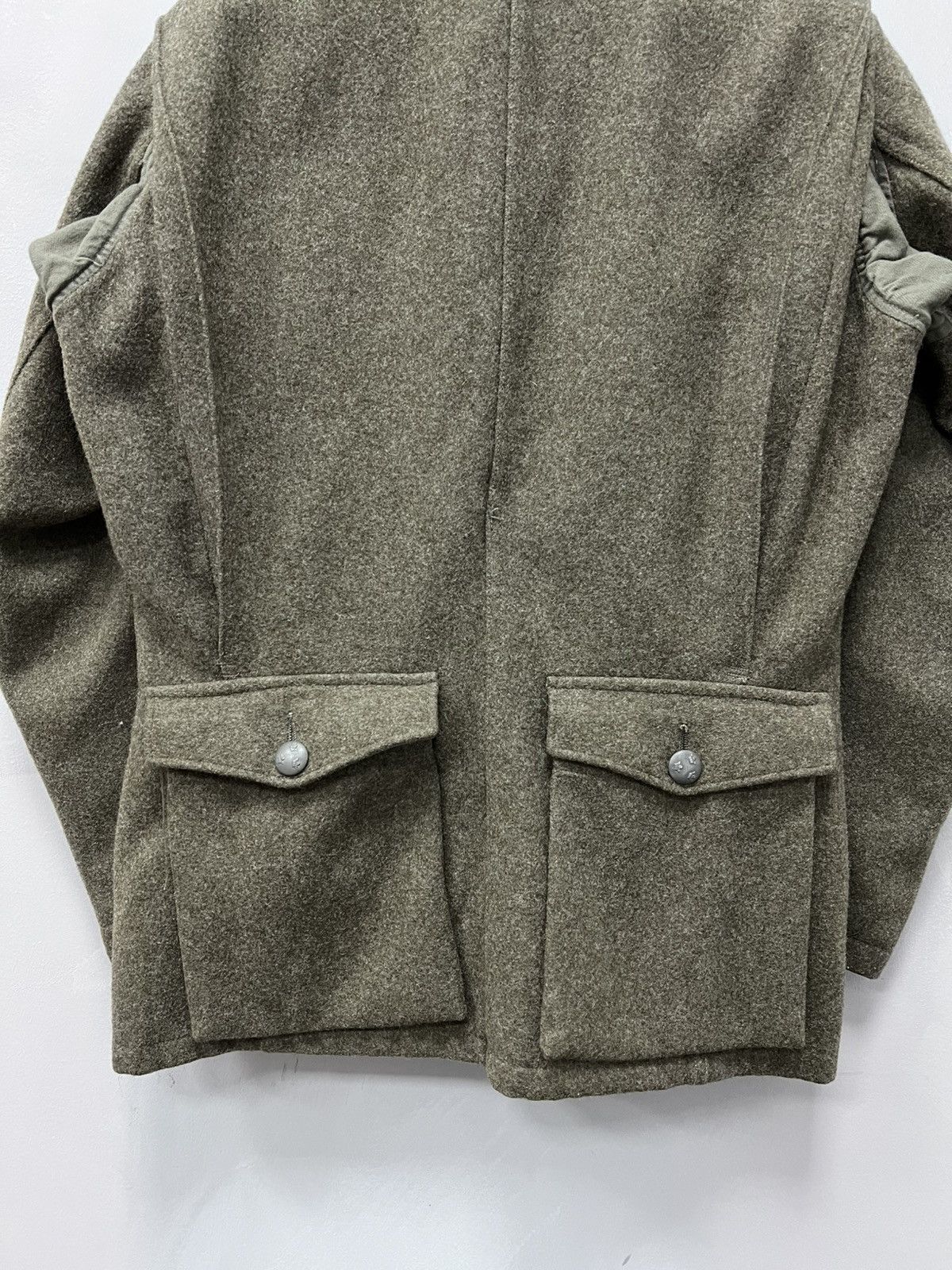 Japanese Brand × Vintage Vintage Wool Jacket Swedish Military 1955 Heavy Jacket Army Size US M / EU 48-50 / 2 - 7 Thumbnail