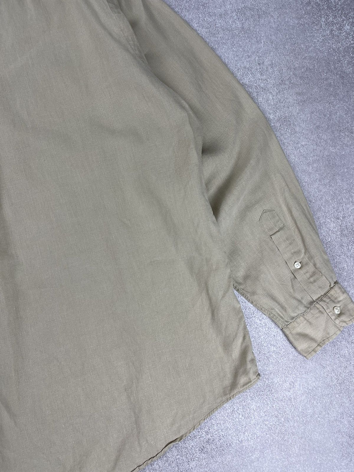 Polo Ralph Lauren × Ralph Lauren × Vintage Vintage Polo Ralph Lauren Linen Ellington Shirt Size US XL / EU 56 / 4 - 10 Thumbnail
