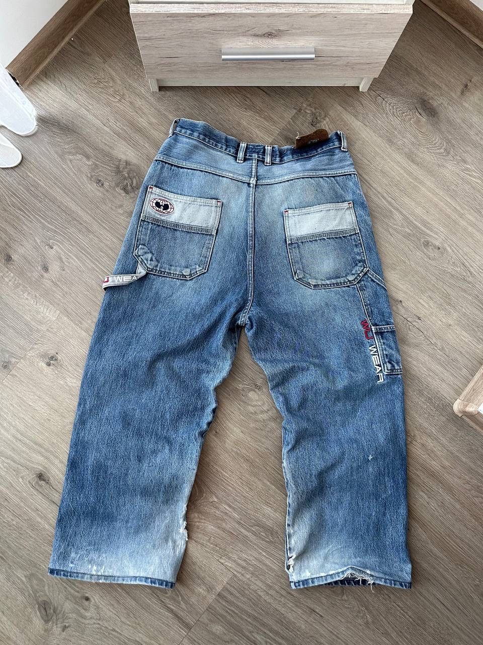 Japanese Brand × Vintage × Wu-Tang Clan Vintage Wu-Wear Denim Wu-Tang Baggy Japanese Pants Size US 32 / EU 48 - 16 Thumbnail