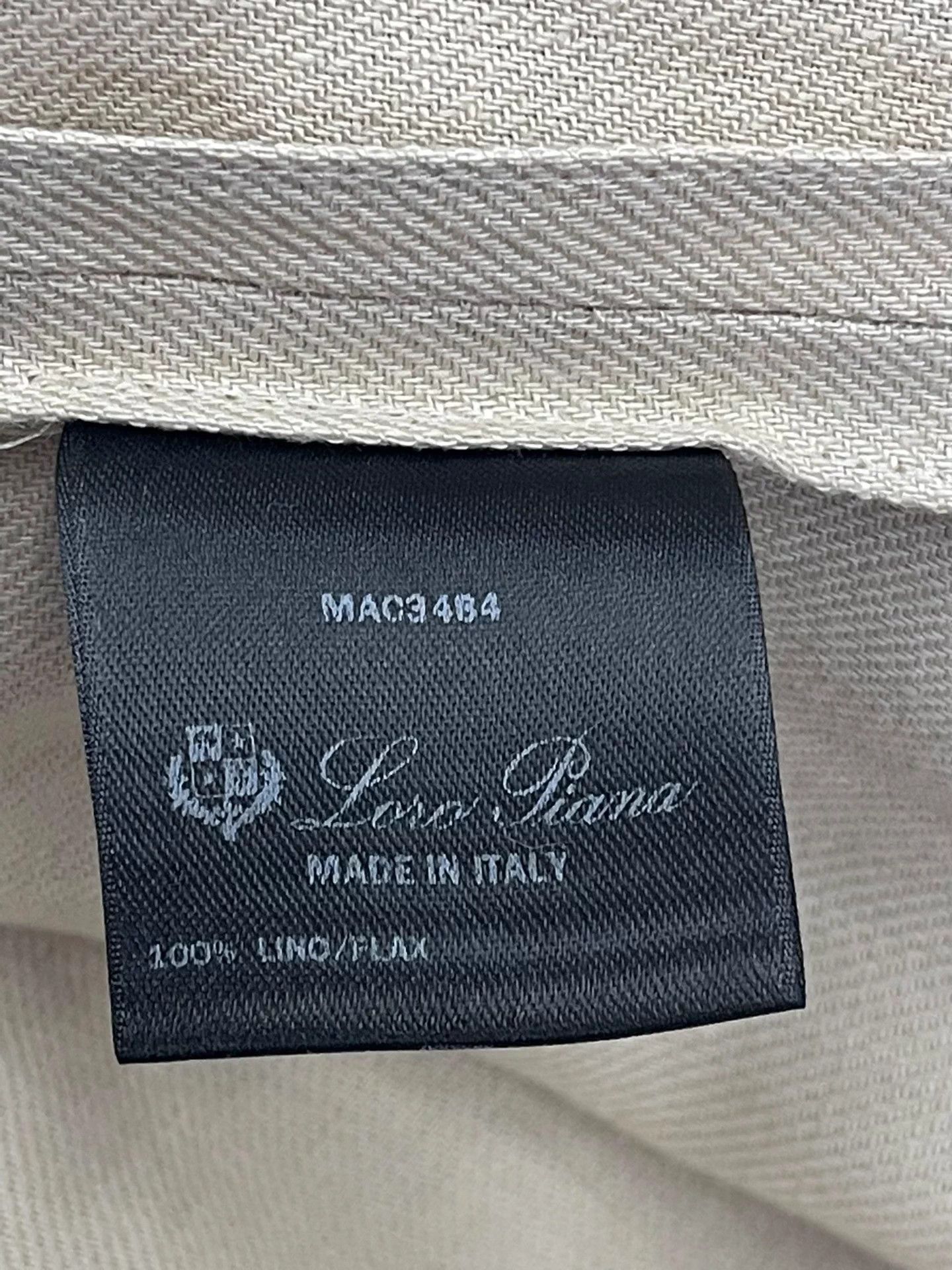 Loro Piana Loro Piana LP Linen Lapel Shirt 42 New Elegant Size US XS / EU 42 / 0 - 4 Thumbnail