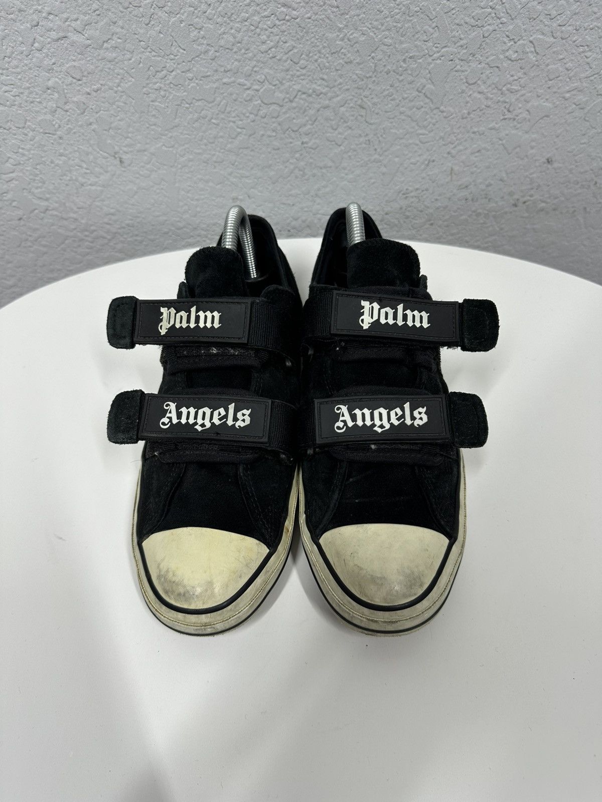 Palm Angels Vintage Palm Angels Vulcanized Low Top Sneakers Big Logo Size US 7.5 / EU 40-41 - 3 Thumbnail