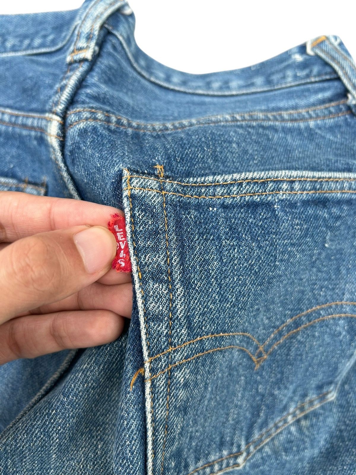 Levi's 50s-60s Vintage Levis Big E 6 Denim Jeans Rare Size US 26 / EU 42 - 6 Thumbnail